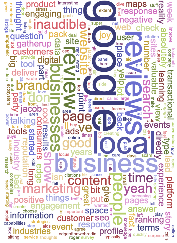 Mike Blumenthal Transcript EP325 Wordcloud