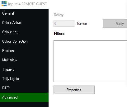 Setting an audio or video delay on your vMix Inputs. Sync up your live  production! 